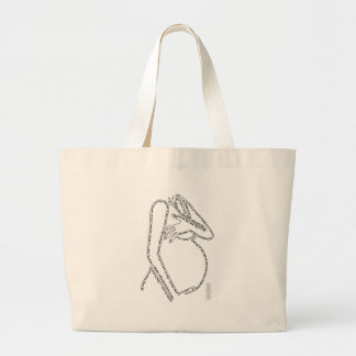 Birth Affirmations Large Tote Bag