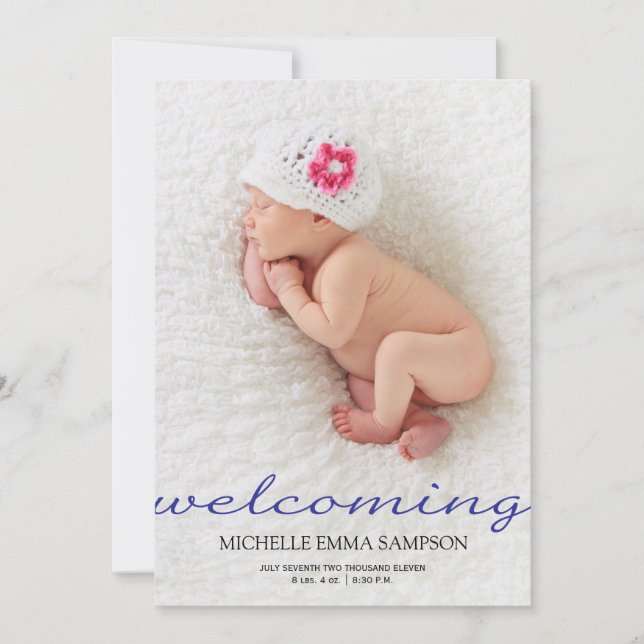 Birth Announcement (Front)