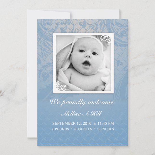 Birth Announcement 5x7 - No.1 (Front)
