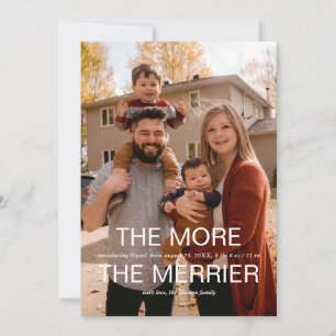 Birth Announcement and Holiday Greeting Photocard