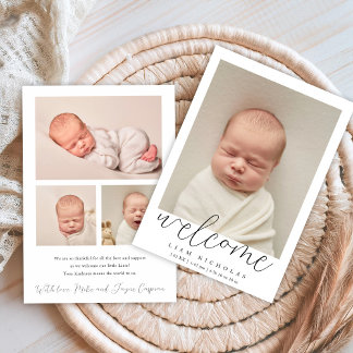 Birth Announcement Card