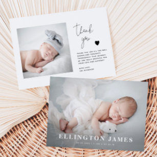 Birth Announcement Card   New Baby Announcement