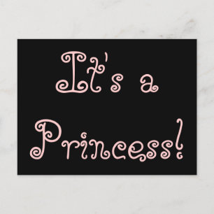 Birth Announcement "It's a, Princess!"