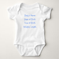 Birth Announcement Onsie!