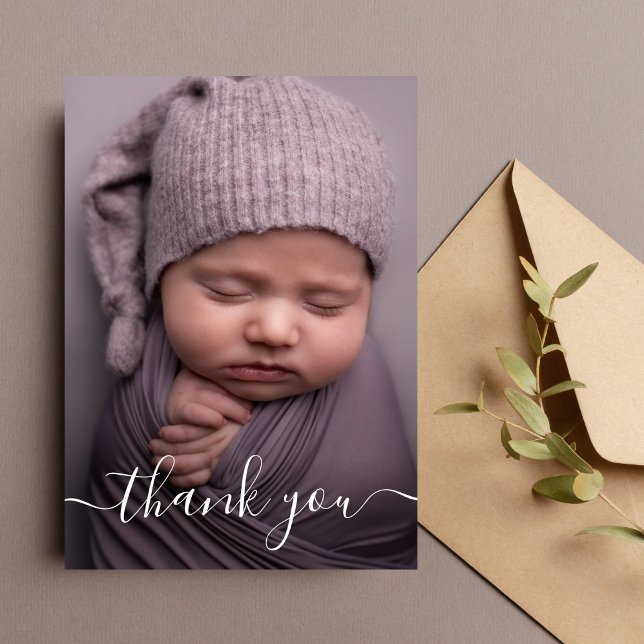 Birth Announcement Personalised Photo handwriting (Creator Uploaded)