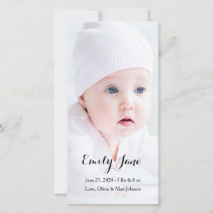 Birth Announcement - Photo Cards