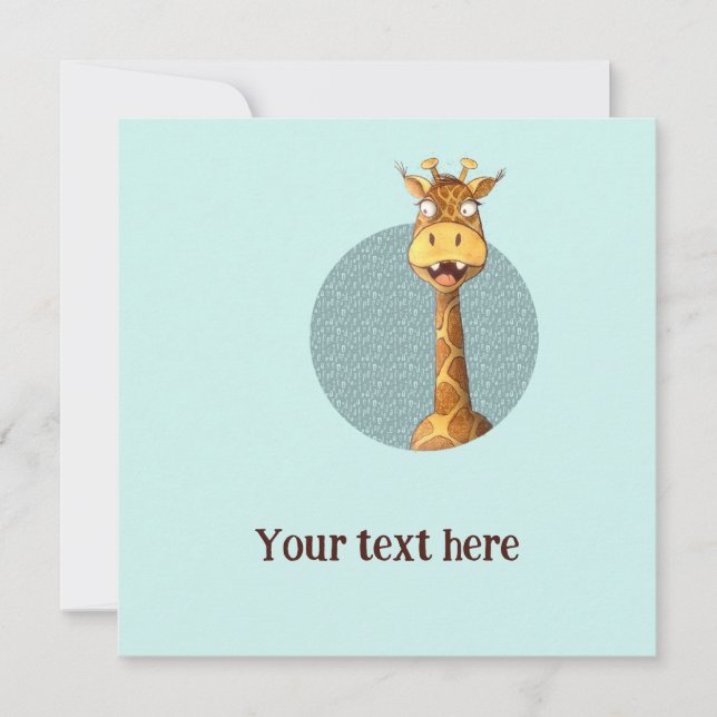 Birth announcements Happy Giraffe (Front)