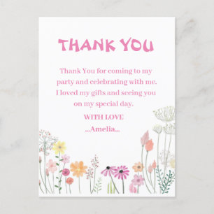 Birth Day Thank You Card