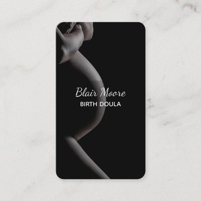Birth Doula Midwife Business Card (Front)
