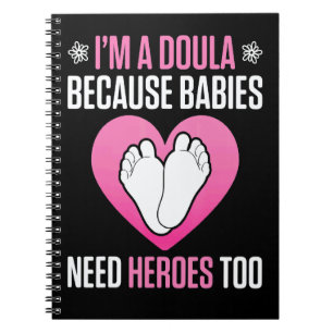 Birth Doula Proud Birth Worker Pregnancy Couch Mid Notebook