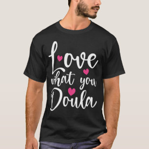 Birth Doula Proud Birth Worker Pregnancy Couch Mid T-Shirt