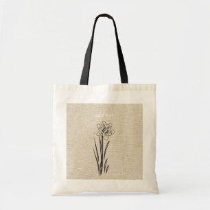 Birth Flower Daffodil March Tote Bag