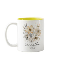 Birth Flower Mug Cup