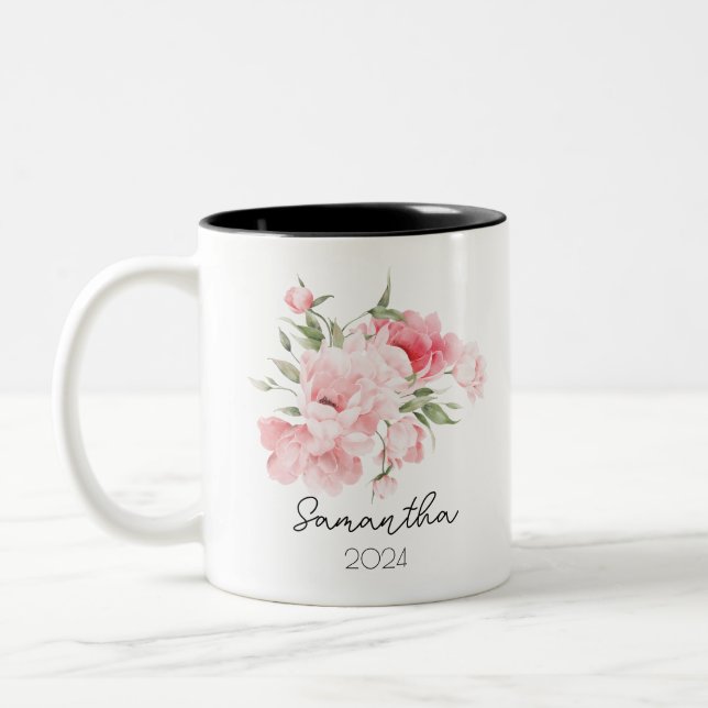 Birth Flower Mug Cup (Left)