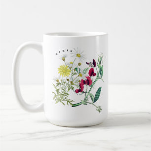 Birth Month April Flowers Coffee Mug