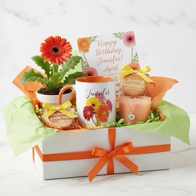 Birth month flower-April personalised mug (Creator Uploaded)