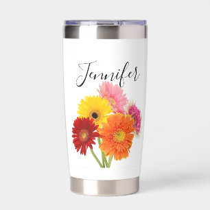Birth month flower April - You are- personalised Insulated Tumbler