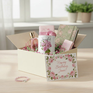 Birth month flower -June personalised mug