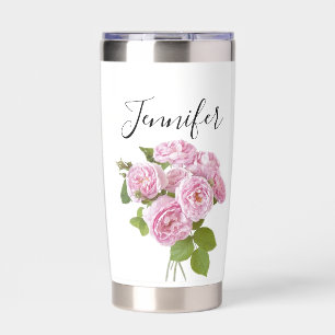 Birth month flower June- You are- personalised  Insulated Tumbler