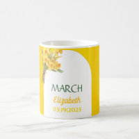 Birth Month Flower March Daffodil Personalised