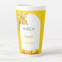 Birth Month Flower March Daffodil Personalised