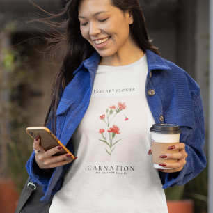 Birth Month Flower T-Shirt