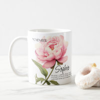 Birth Month November Flower Personalised