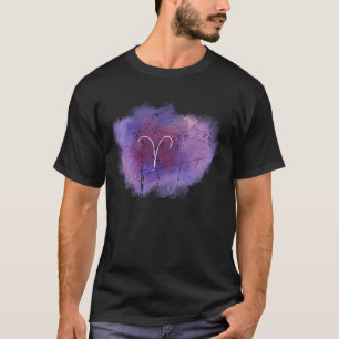 Birth Month Symbol Astrology Aries Zodiac Sign Men T-Shirt