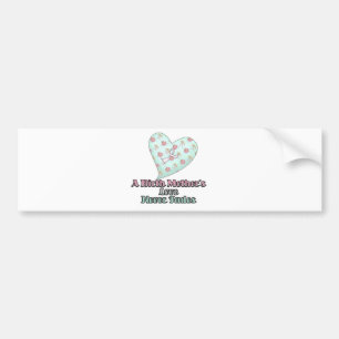 Birth Mothers Love Never Fades Bumper Sticker