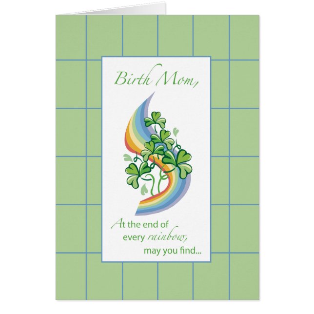 Birth Mum Religious St. Patrick ’ s Day Rainbow (Front)