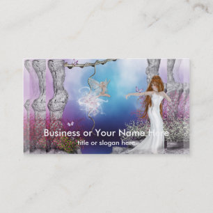 Birth of a Fairy Fantasy Elf Business Cards