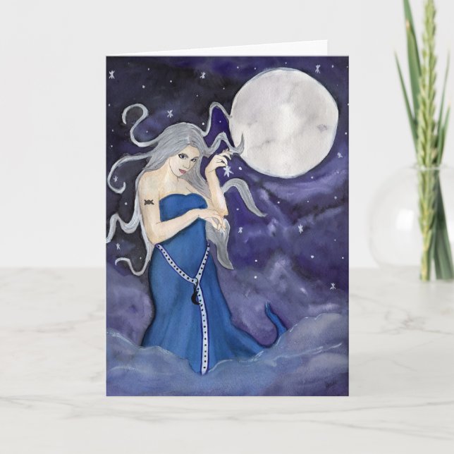 Birth of a star Greeting Card (Front)