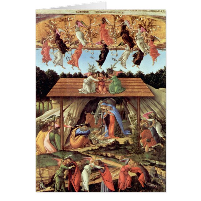 Birth of Christ, Mystical Nativity by Botticelli (Front)