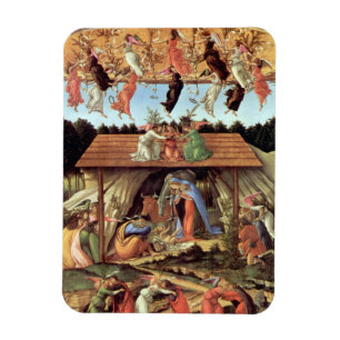 Birth of Christ, Mystical Nativity by Botticelli Magnet