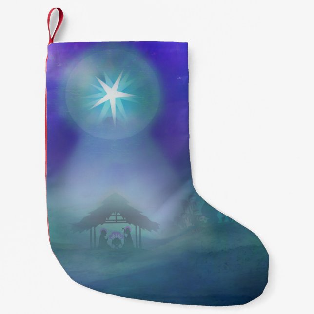 birth of Jesus Christmas Stocking (Front)