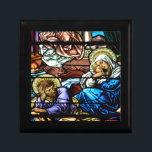 Birth of Jesus Stained Glass Window Gift Box<br><div class="desc">Birth of Jesus Stained Glass Window,   Feel free to add your own words and/or pictures and change the background colour & product options via Zazzle's great customisation tools.  You can also find this gorgeous design on many other products!</div>