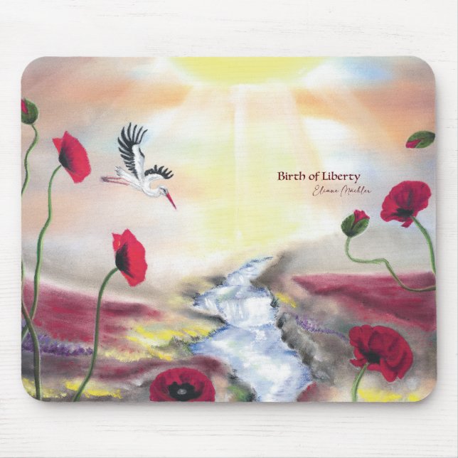 Birth of Liberty Mouse Mat (Front)