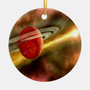 Birth of Saturn Ceramic Tree Decoration