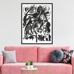 Birth of the Wolves – B&W Canvas Art