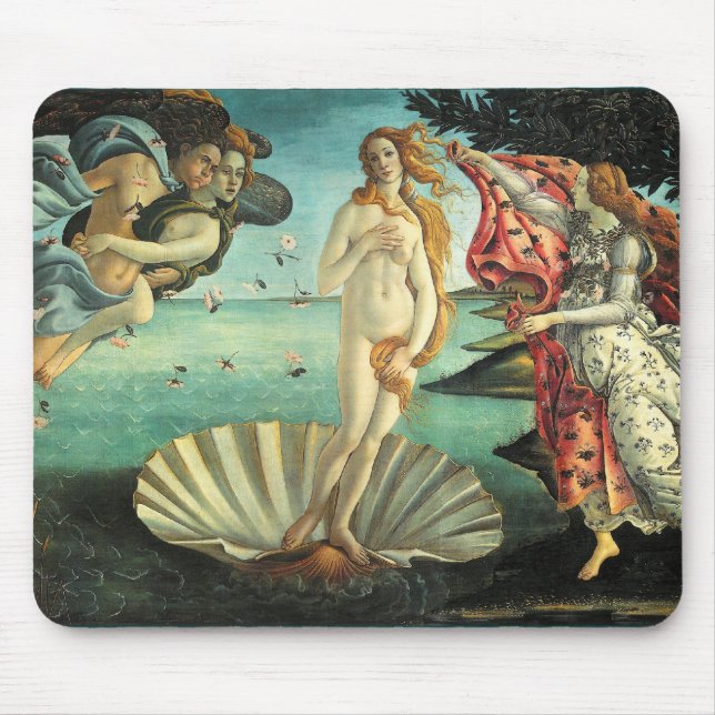 Birth of Venus, 1485 Mouse Mat (Front)