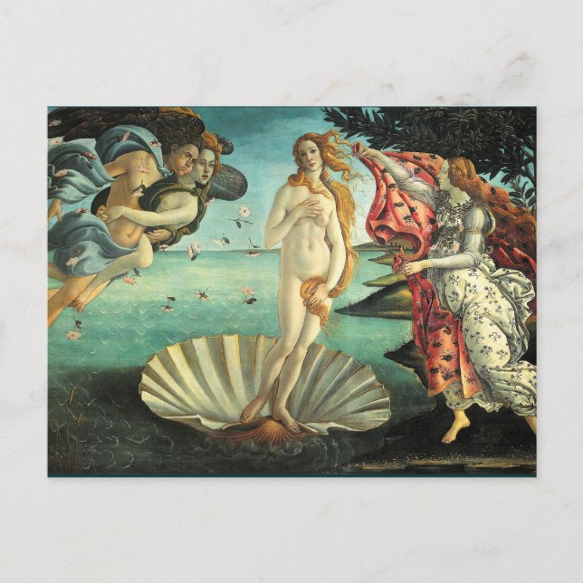 Birth of Venus, 1485 Postcard (Front)