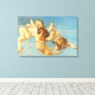 Birth of Venus, Angels detail by Alexandre Cabanel Canvas Print