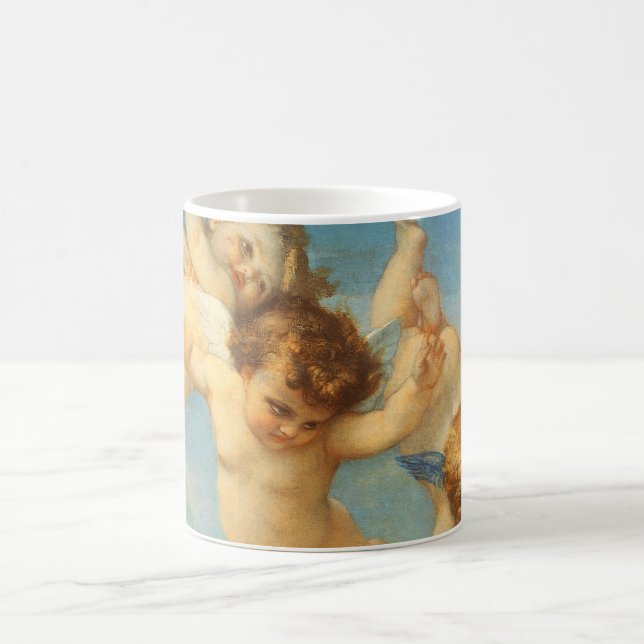Birth of Venus, Angels detail by Alexandre Cabanel Coffee Mug (Center)
