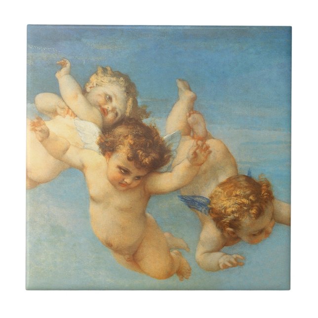 Birth of Venus, Angels detail by Alexandre Cabanel Tile (Front)