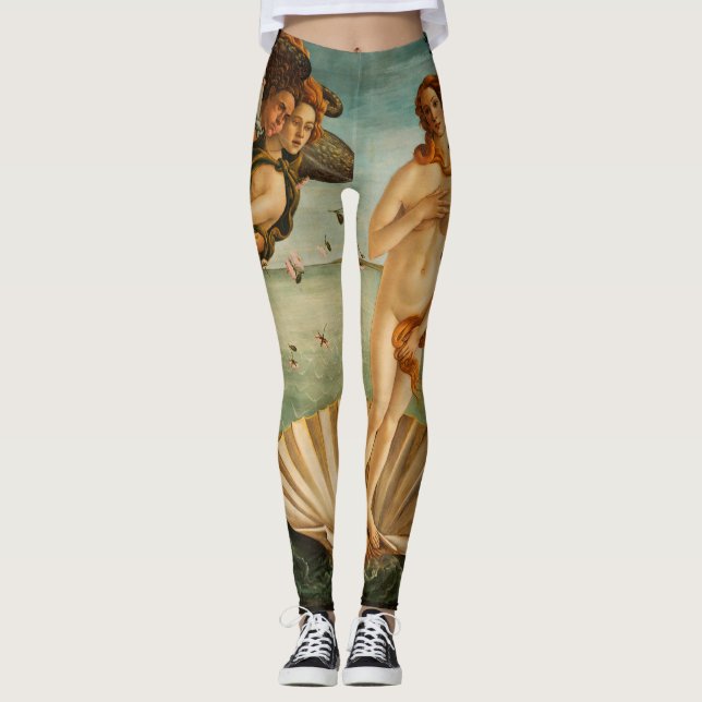 Birth of Venus by Botticelli Leggings (Front)