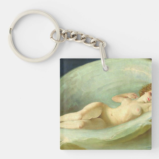 Birth Of Venus By Konstantin Makovsky Key Ring (Front)