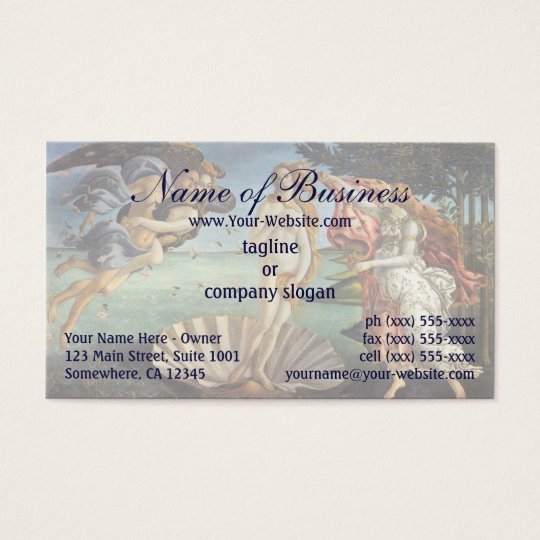 Birth of Venus by Sandro Botticelli Business Card