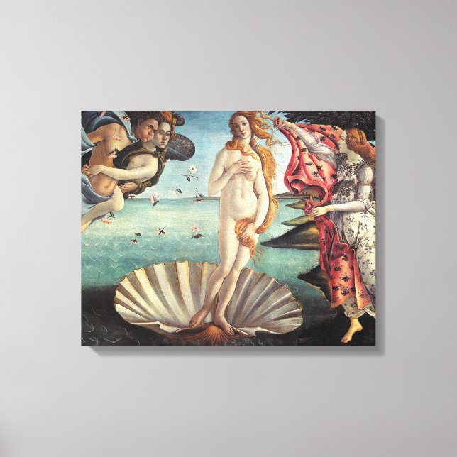Birth of Venus by Sandro Botticelli Canvas Print (Front)