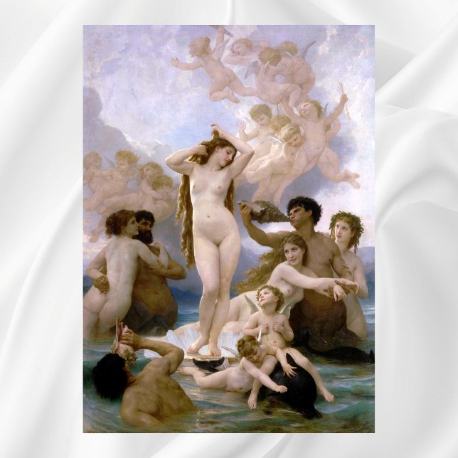 Birth of Venus by William-Adolphe Bouguereau Poster (Creator Uploaded)