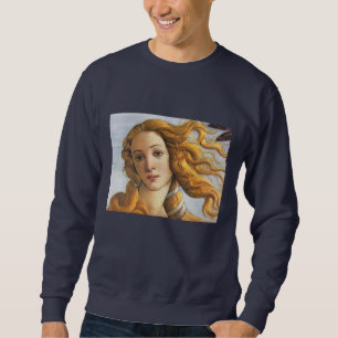 Birth of Venus detail, Botticelli Sweatshirt